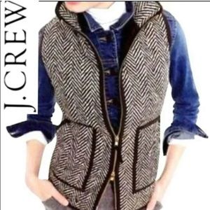 J. Crew Herringbone Vest Small